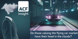 Do those valuing the flying car market have their head in the clouds