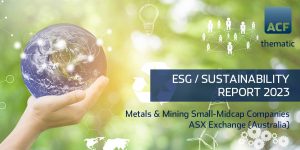 ESG sustainability report 2023