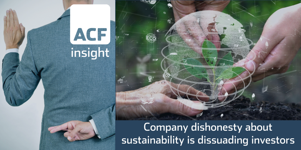 Greenwashing sustainability- Investors are watching
