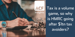 Tax image counting money