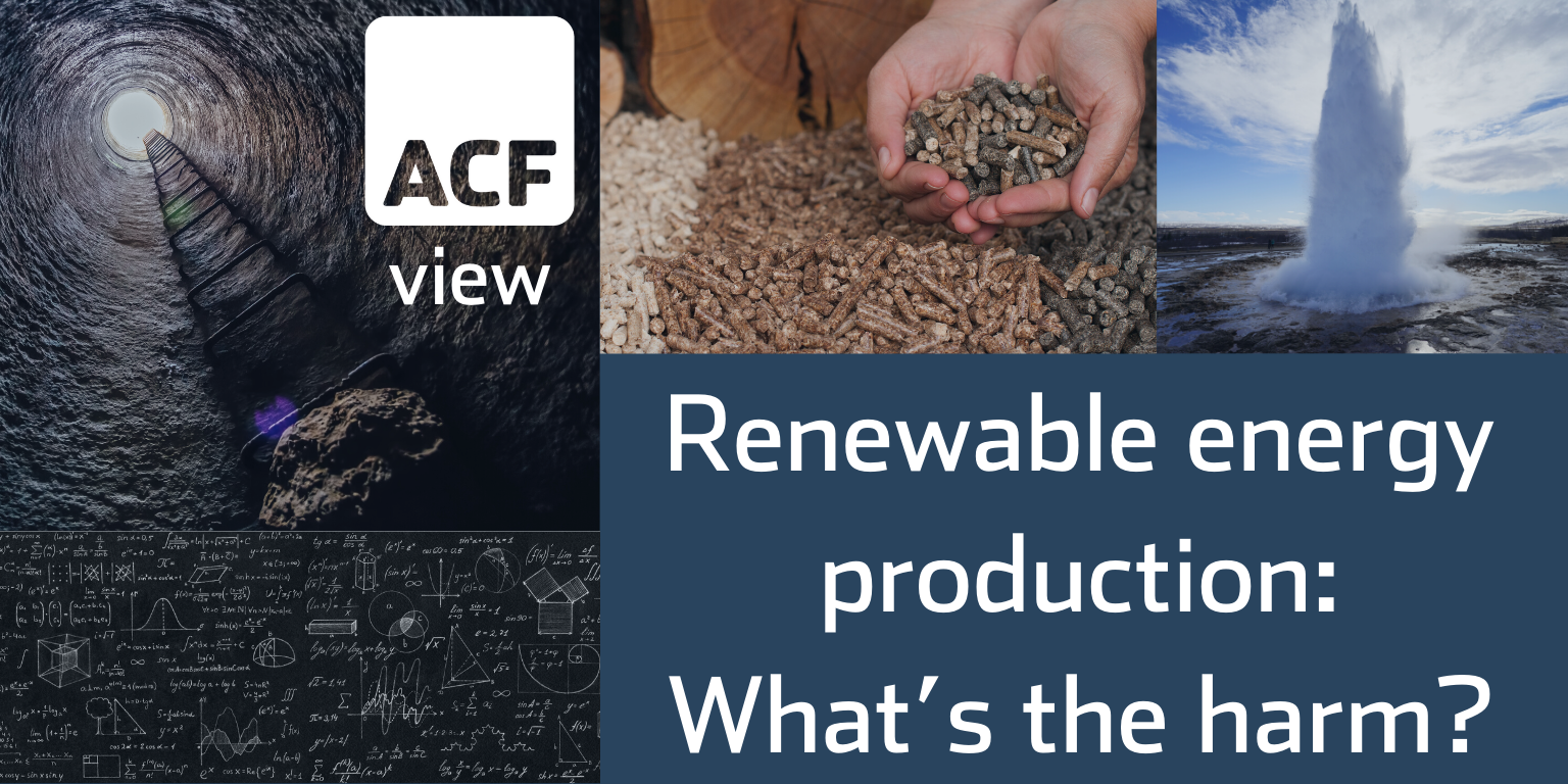 Renewable energy production: What’s the harm? Renewable energy production: What’s the harm?