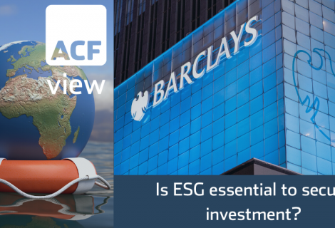 Is ESG essential to secure investment? Is ESG essential to secure investment?