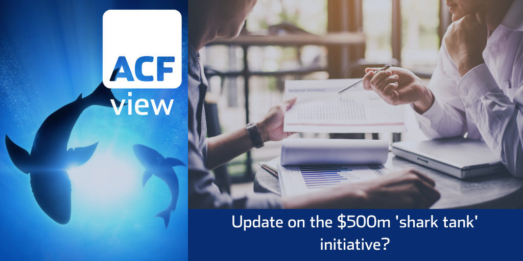 NIH ‘Shark Tank’ Awards – Update? NIH ‘Shark Tank’ Awards – Update?