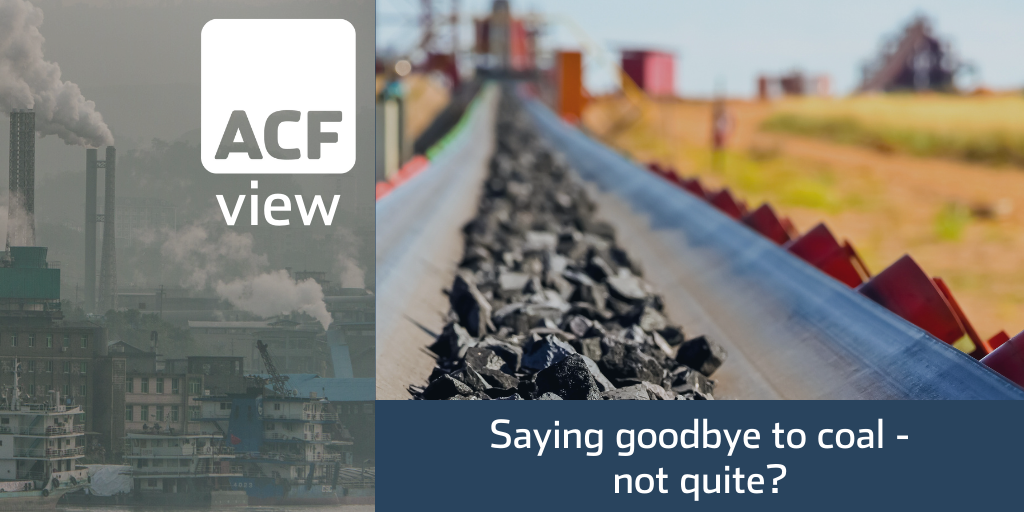 Saying goodbye to coal – not quite?
