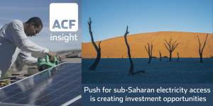 Push for sub-Saharan electricity access is creating investment opportunities
