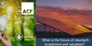 What is the future of cleantech investment and valuation