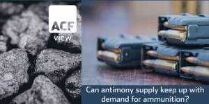 Can antimony supply keep up with demand for ammunition