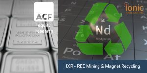 ixr-ree mining and magnet recycling