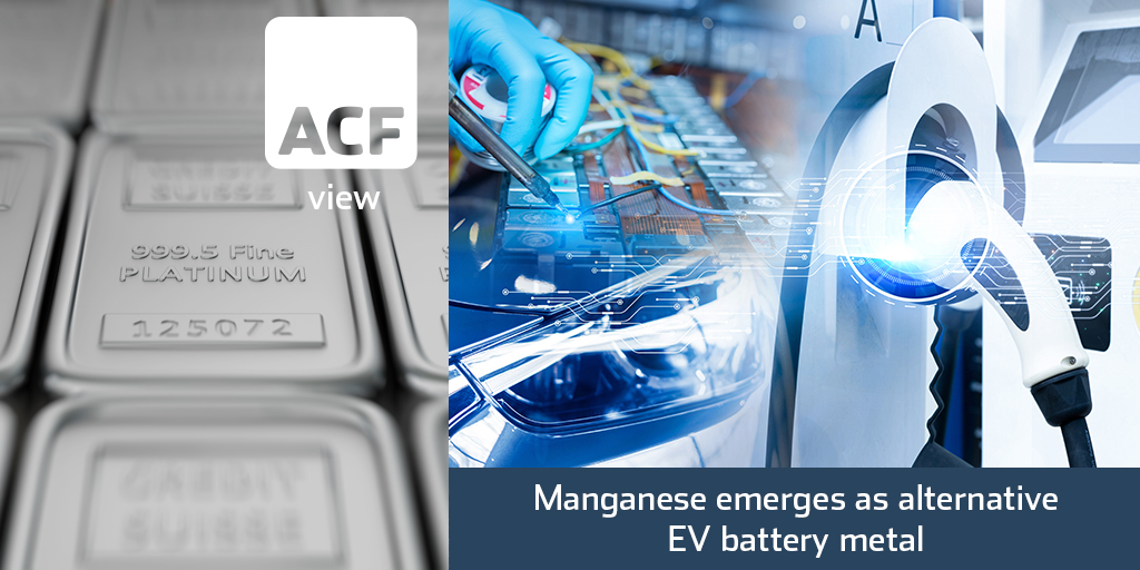 EVs Part 1:  Manganese-rich EV battery chemistries to fuel demand for the metal