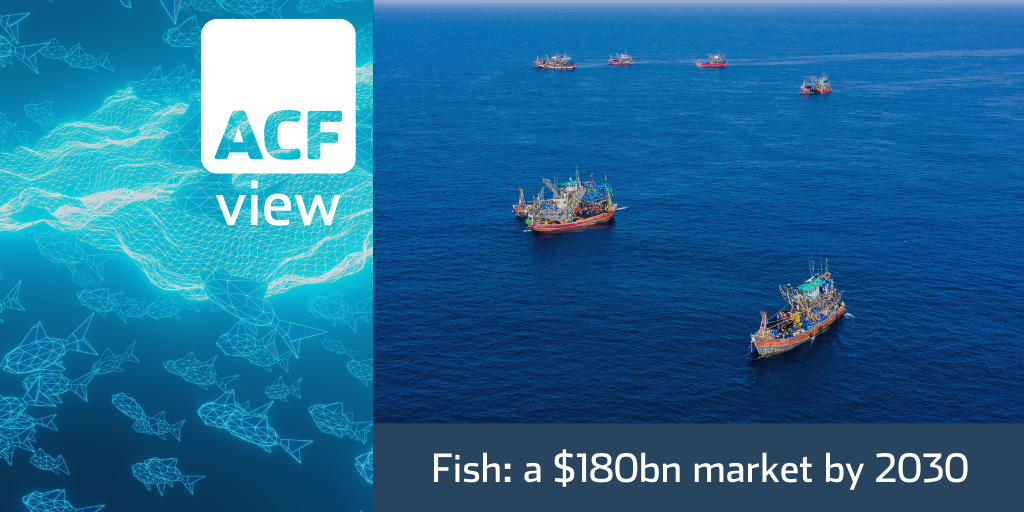 Fish - a 180bn USD market by 2030
